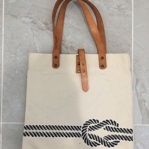 Sperry Canvas beach bag